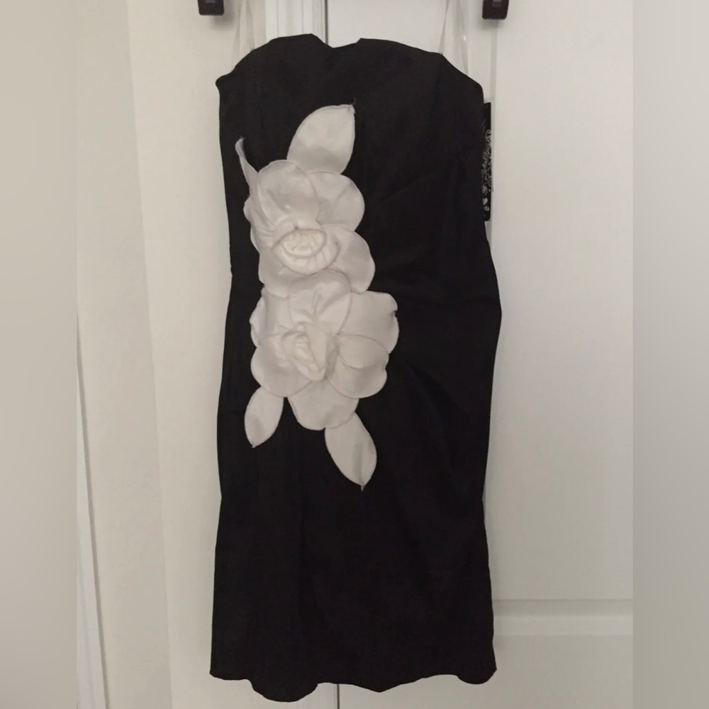 Juniors Sequin Hearts Brand Black Halter Dress Size 3 New.